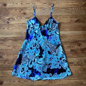 Apt. 9 Blue Paisley Chemise